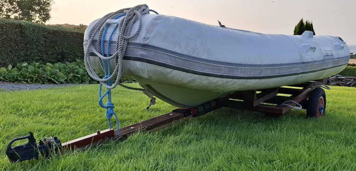 2.4M Aquapro RIB with trailer - Image 2