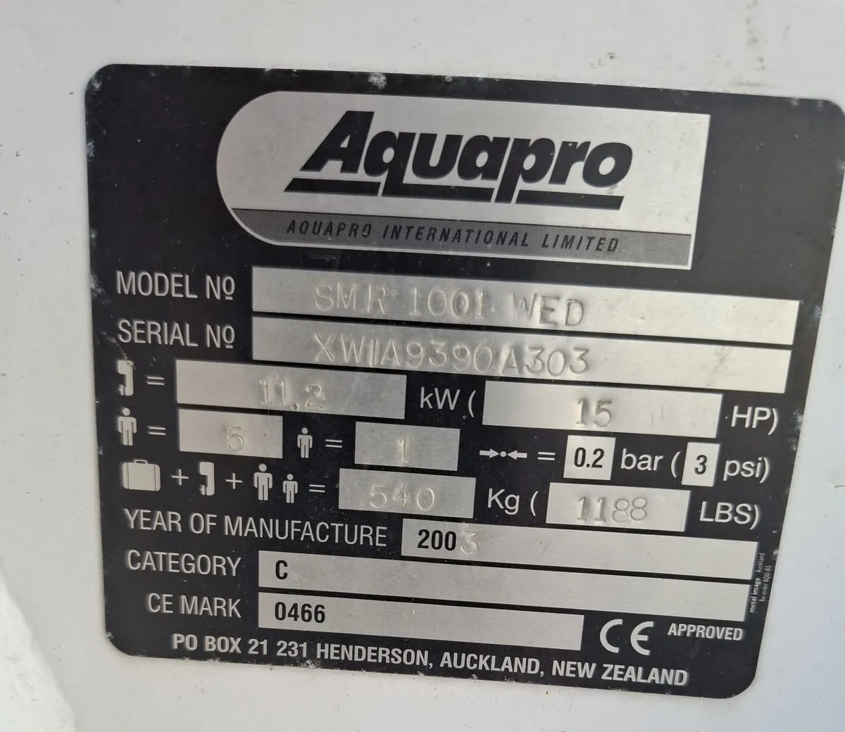 2.4M Aquapro RIB with trailer - Image 3