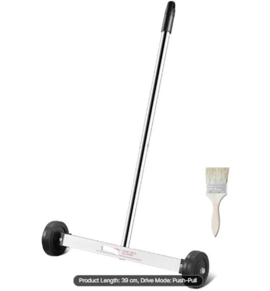 Magnetic Sweeper with Wheels, 15inch Mini Magnetic - Image 1