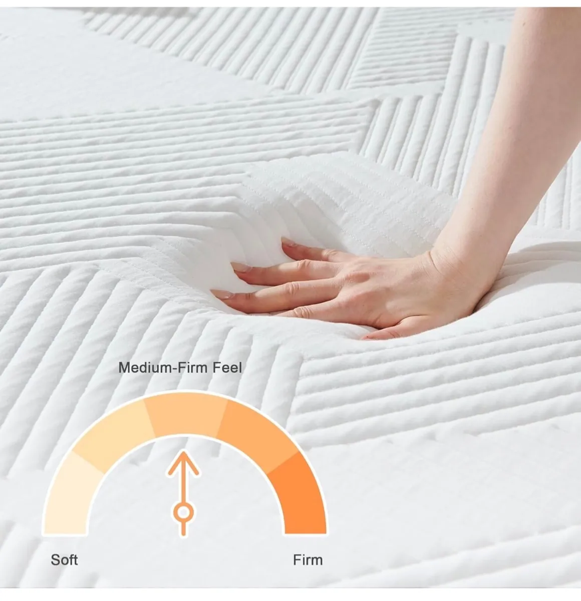 Mattress,25cm Thickness King Mattress with Memory - Image 3