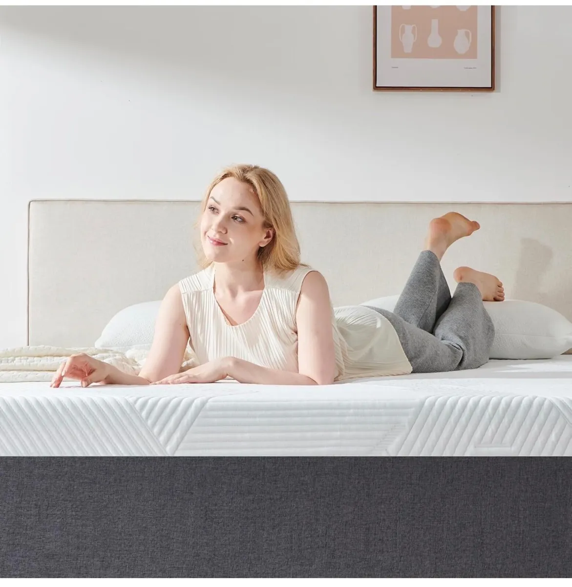 Mattress,25cm Thickness King Mattress with Memory - Image 1