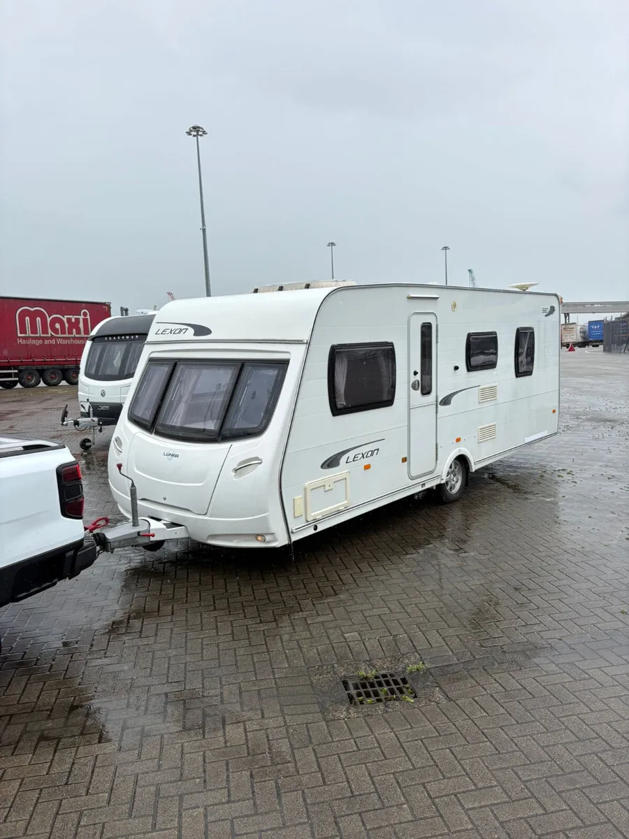 Lunar 4 Berth Rear Island Bed Caravan For Sale - Image 2