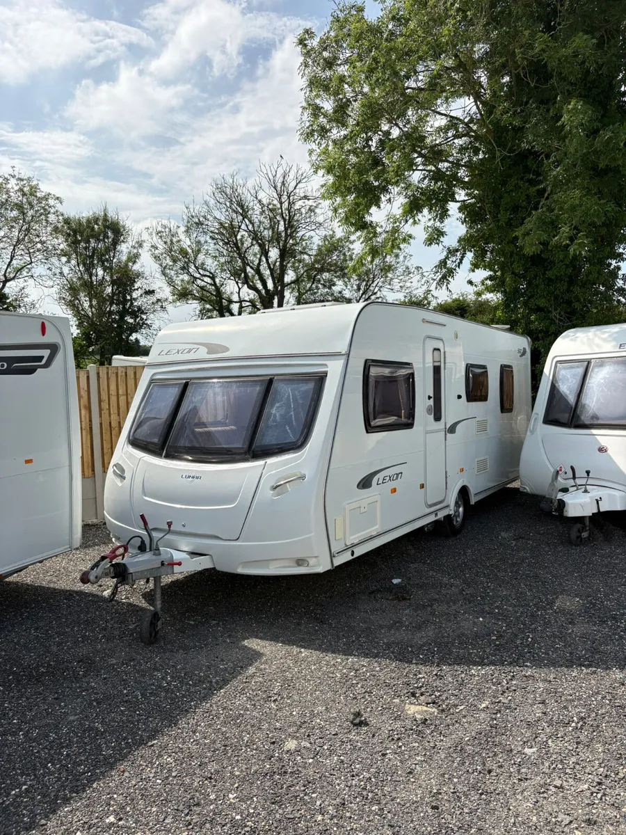 Lunar 4 Berth Rear Island Bed Caravan For Sale - Image 1