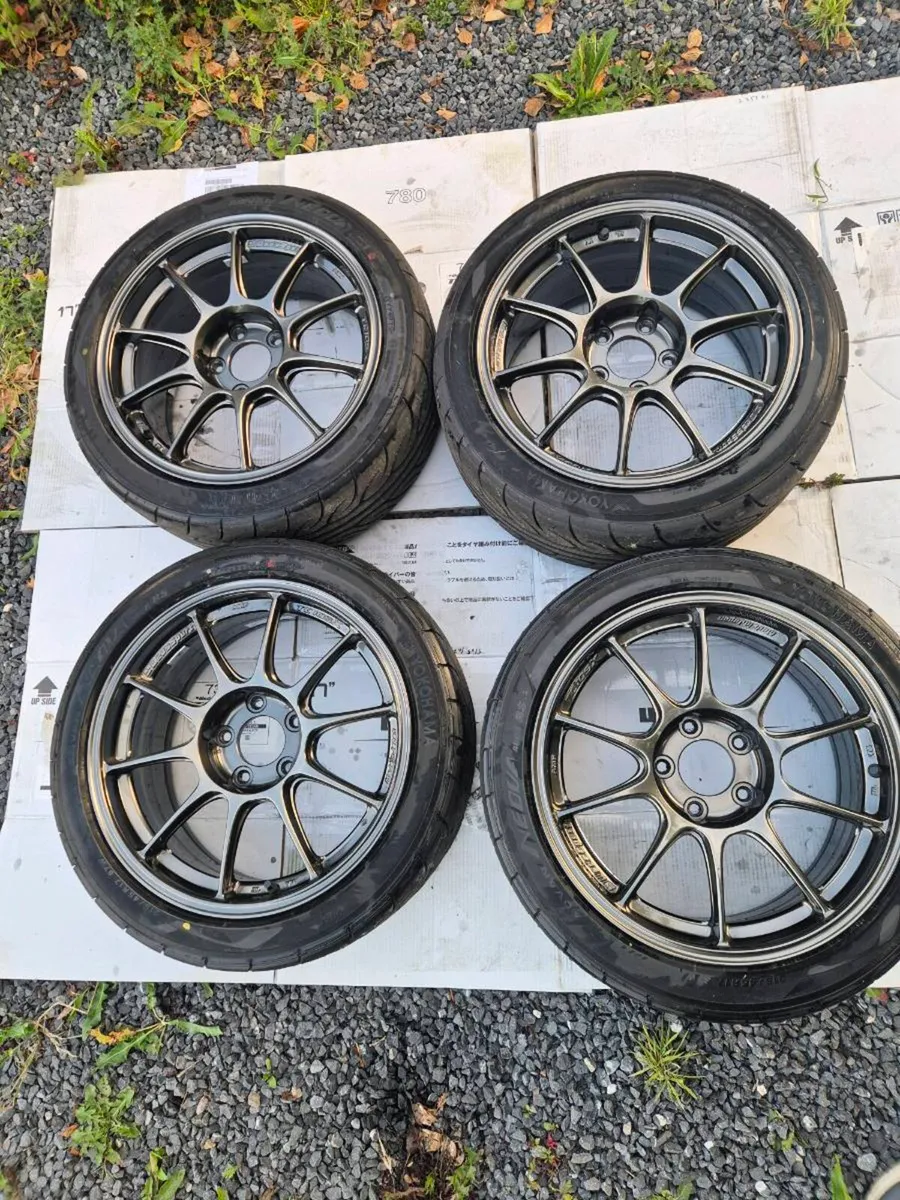 17" 5x114.3 wedsport tc105x alloys - Image 1