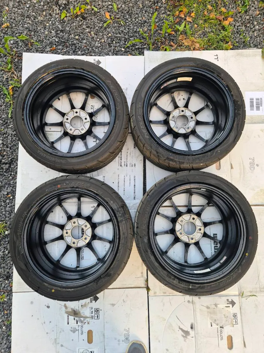 17" 5x114.3 wedsport tc105x alloys - Image 2