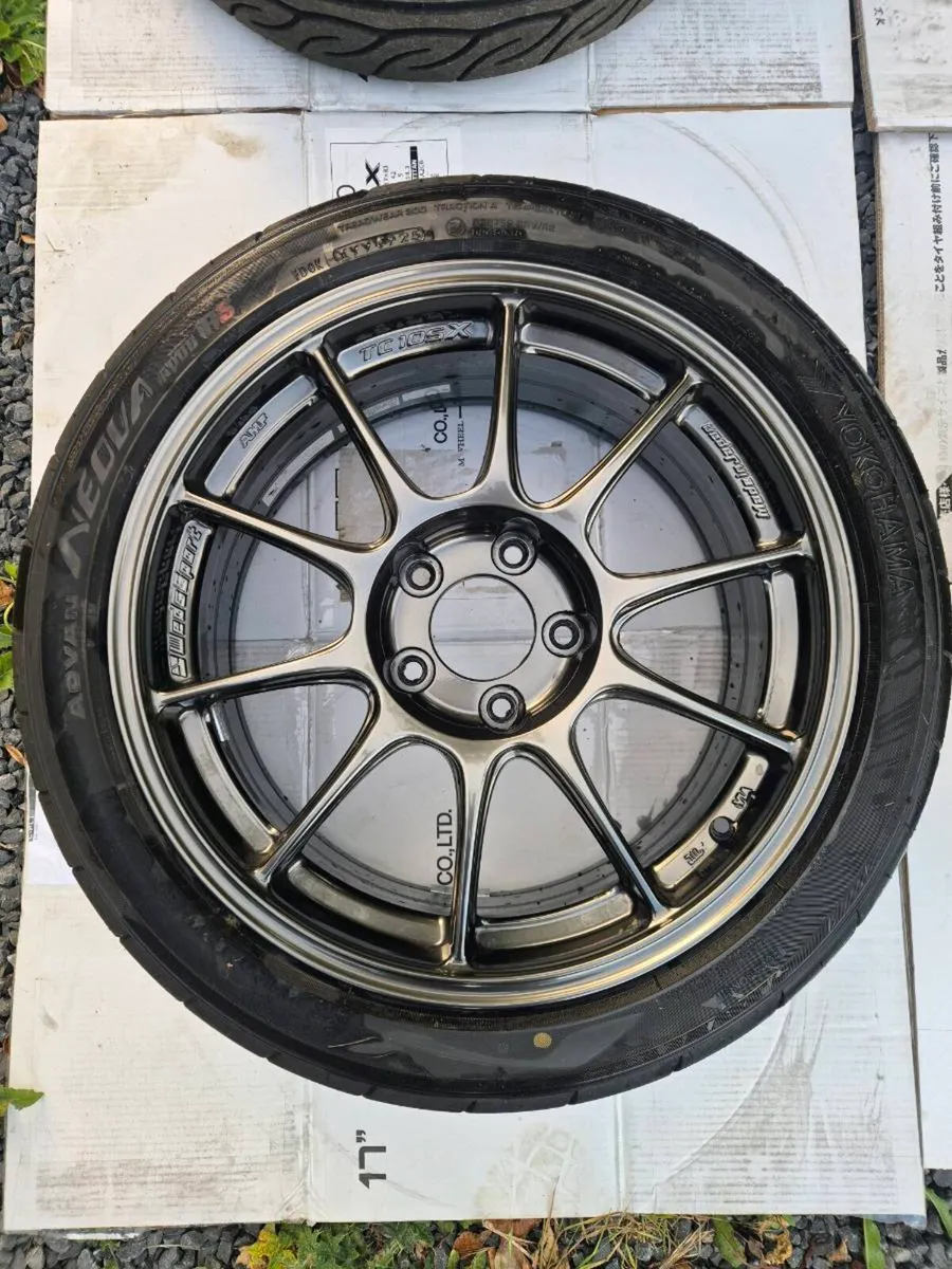 17" 5x114.3 wedsport tc105x alloys - Image 3