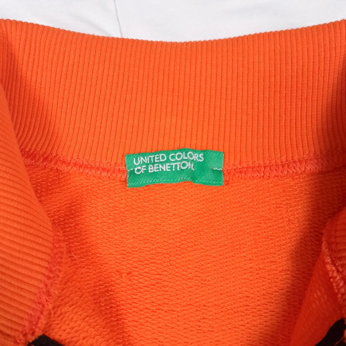 Benetton Orange Logo Track Jacket 8UK/36EU/150cm - Image 4