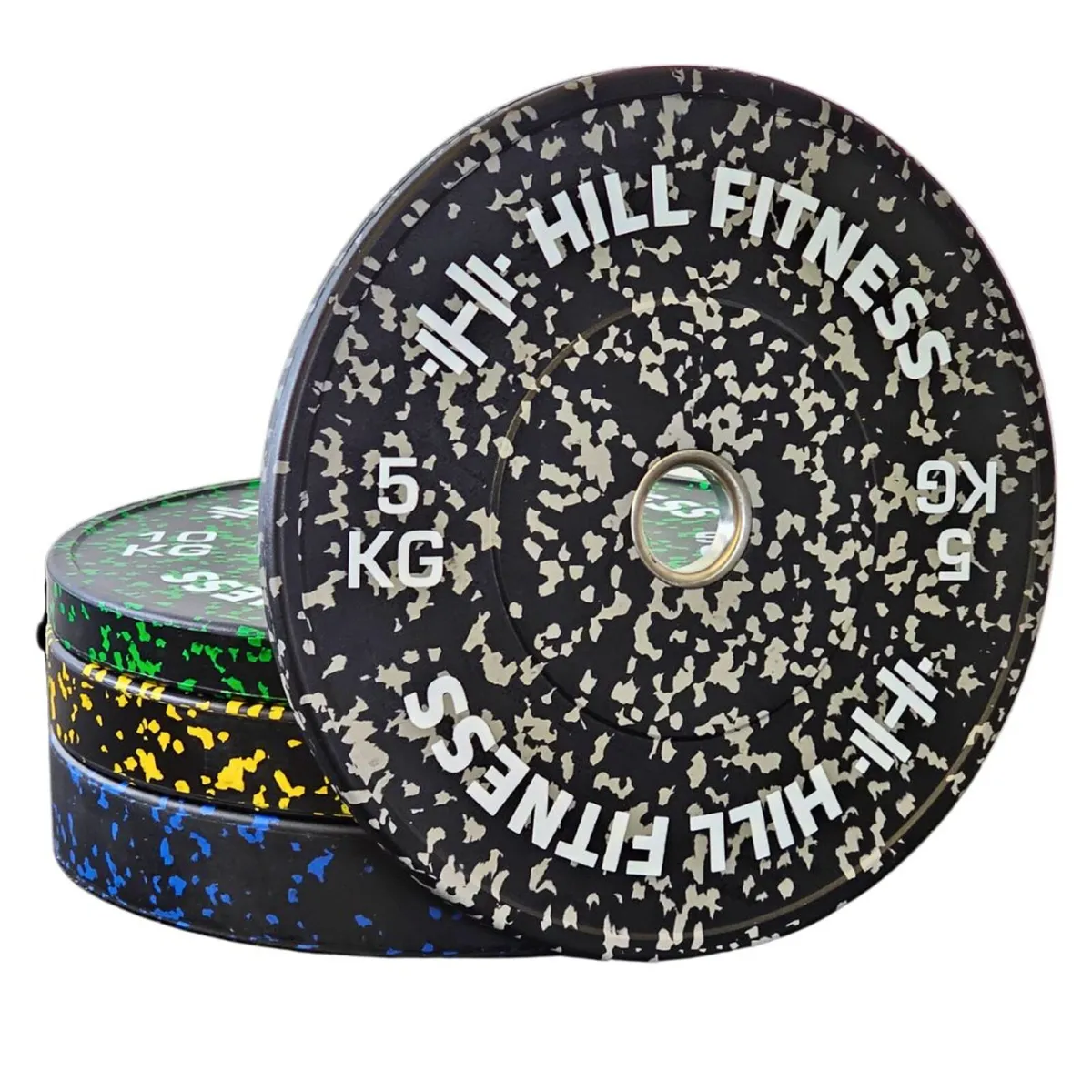 ChromaFlex Bumper Plates 100kg Set - Weights Gym - Image 2