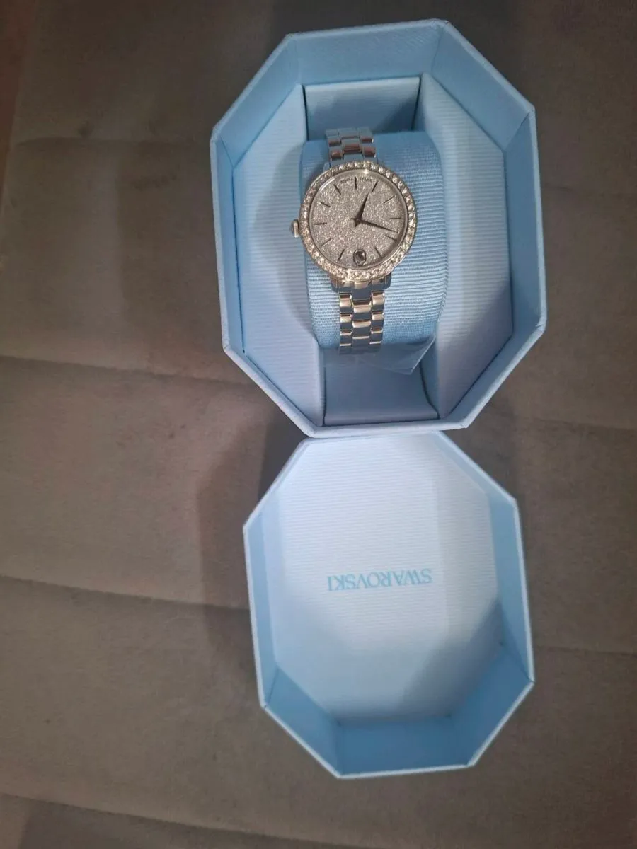 Swarowski Diamond Silver Watch - Image 4