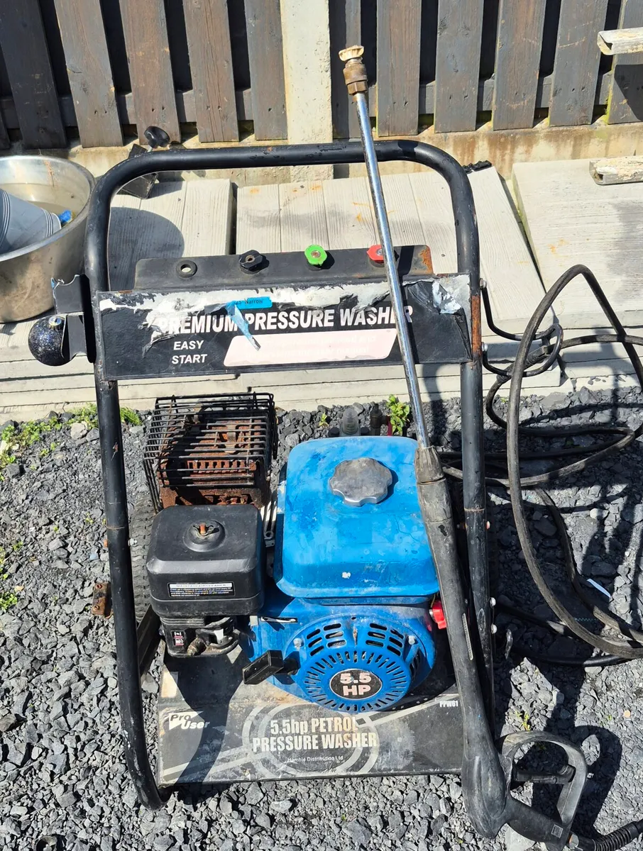 PETROL PRESSURE WASHER 15HP ENGINE 5000 PSI POWER - Image 2