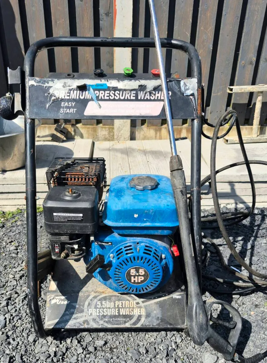 PETROL PRESSURE WASHER 15HP ENGINE 5000 PSI POWER - Image 3