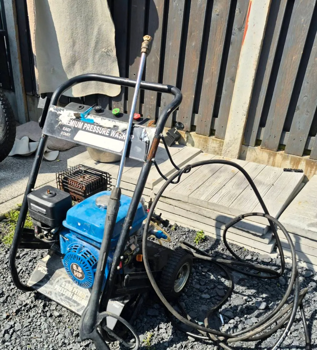 PETROL PRESSURE WASHER 15HP ENGINE 5000 PSI POWER - Image 1
