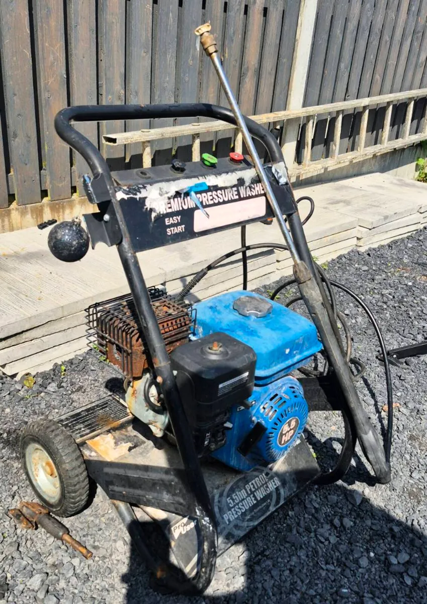 PETROL PRESSURE WASHER 15HP ENGINE 5000 PSI POWER - Image 2