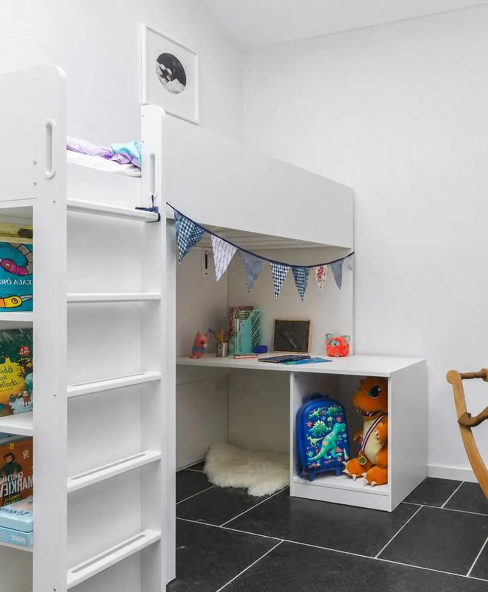 Bunk bed with desk. IKEA. - Image 1
