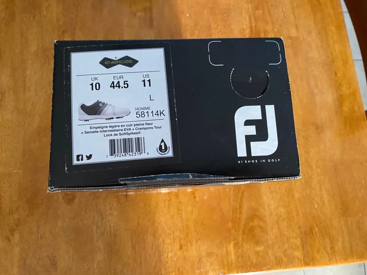Foot-Joy Men’s Golf Shoes NEW waterproof Energise - Image 2