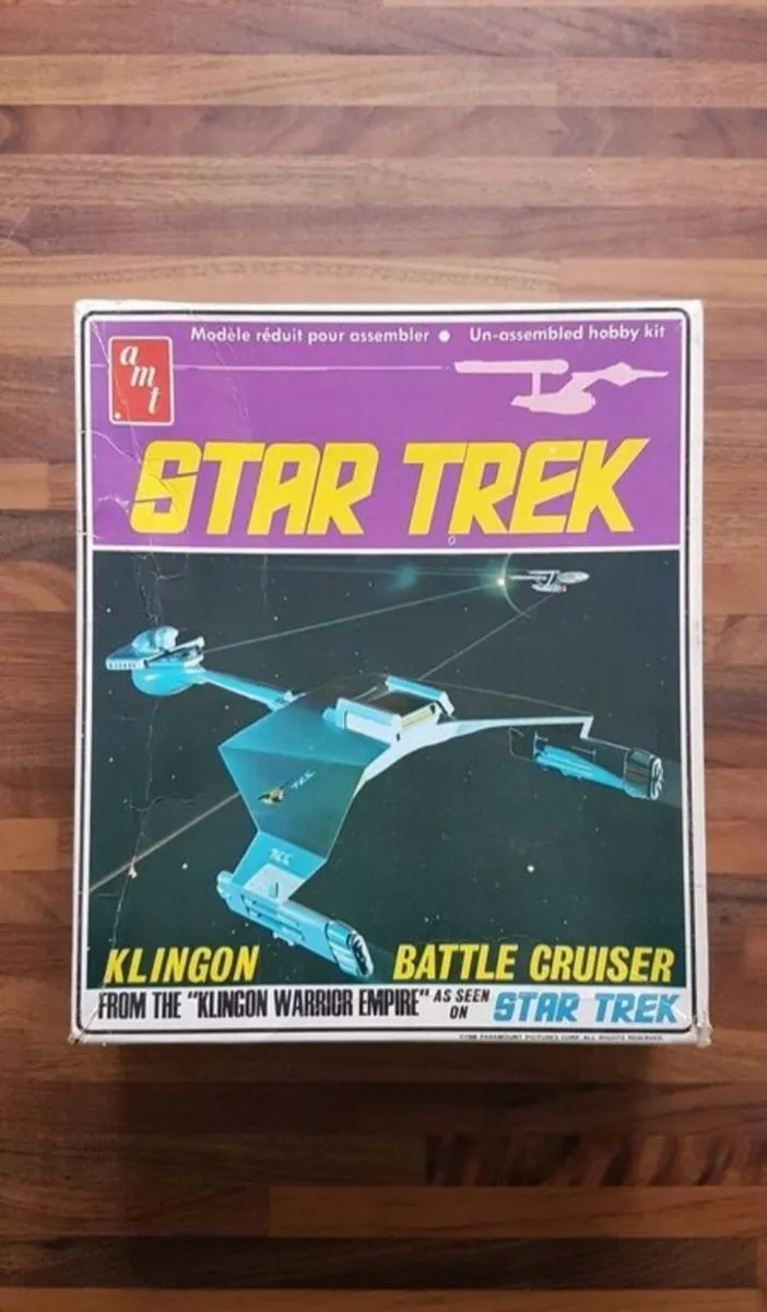 RARE! 1968 Star Trek Klingon Battle Cruiser Model - Image 1