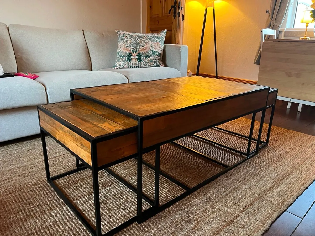 Nest of 3 Coffee Table - Image 2