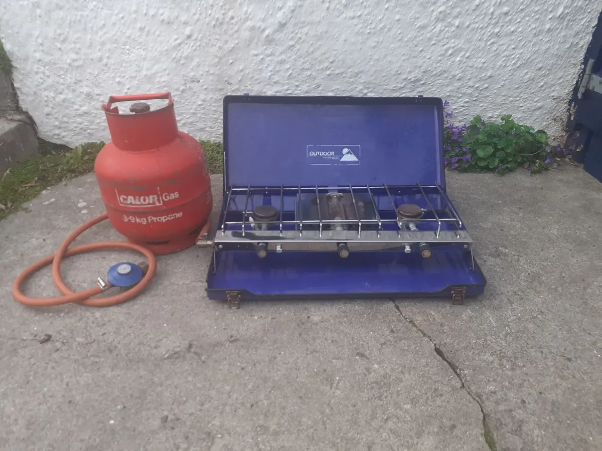 Camping Stove with Full Gas Bottle - Image 2