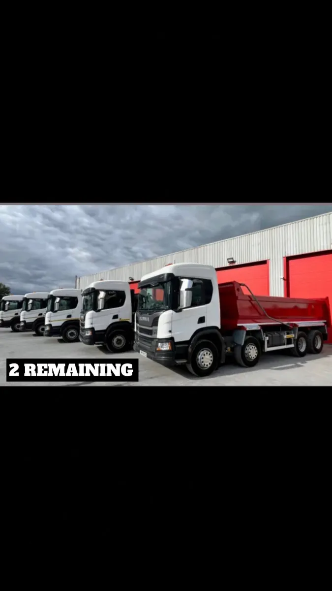 2018 Scania P410s 8x4 Tippers x 5 - Image 1