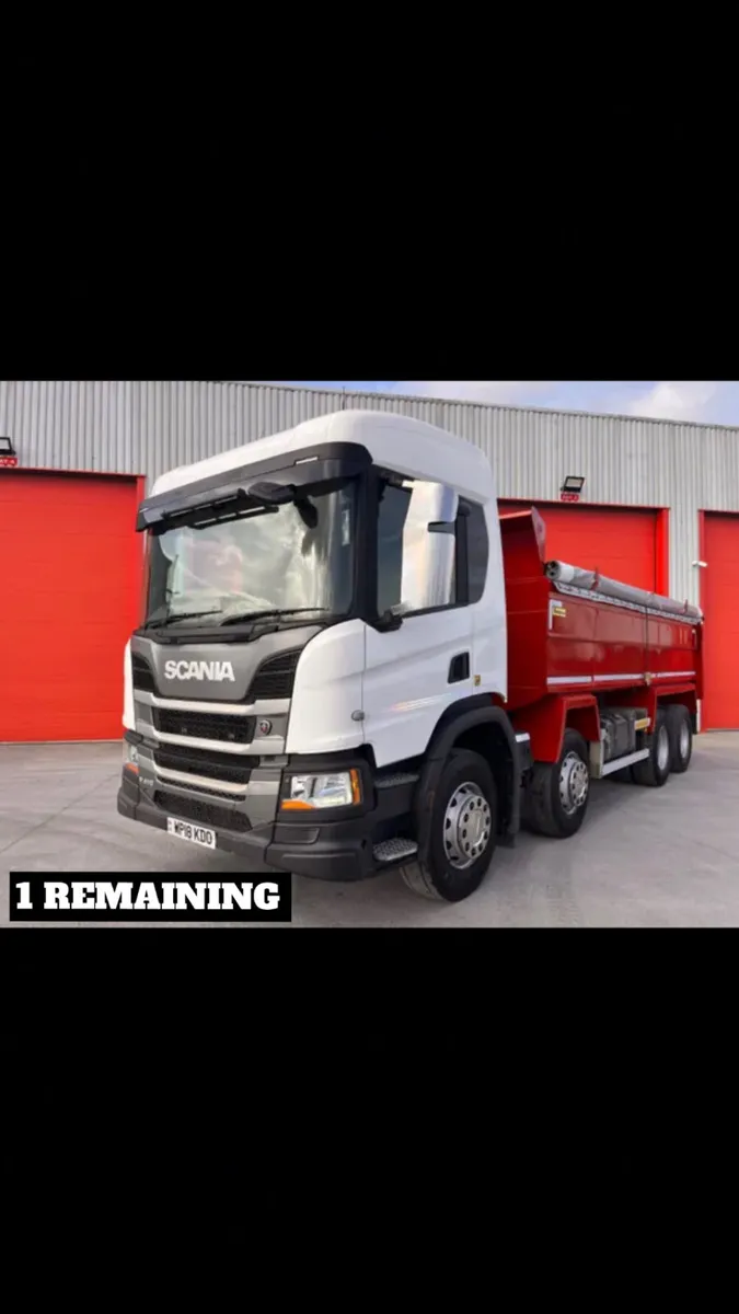 2018 Scania P410s 8x4 Tipper - Image 1