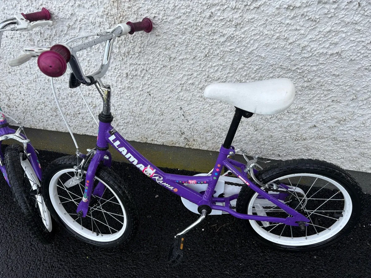 Llama 16 inch Wheel Size Kids Bike x 2 - Image 3