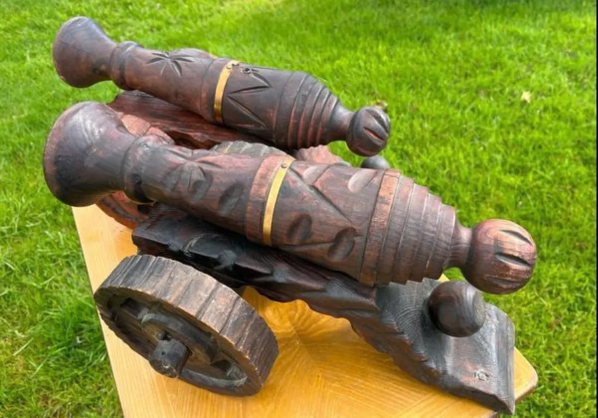 Large wooden cannons - Image 3