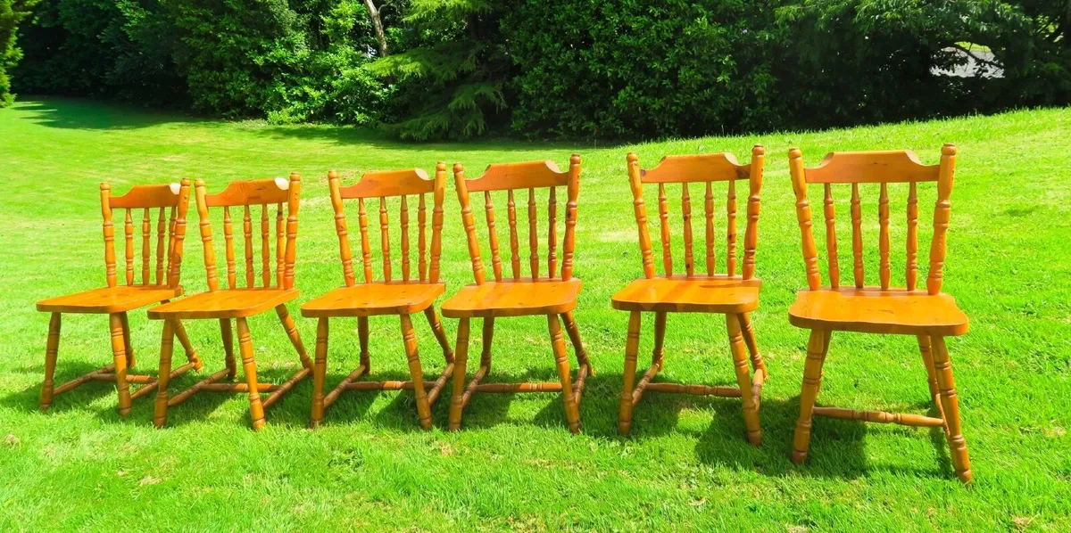Wooden kitchen chairs - Image 3