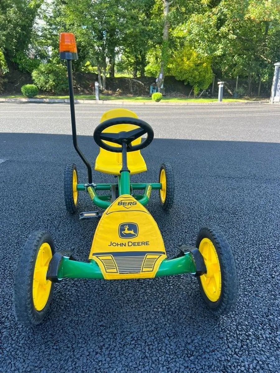 BERG Buddy John Deere Go-Kart  Excellent Condition - Image 2