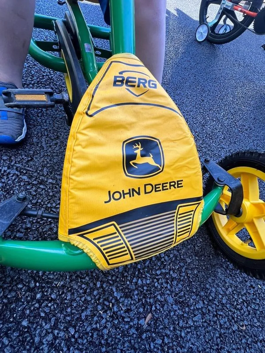 BERG Buddy John Deere Go-Kart  Excellent Condition - Image 3