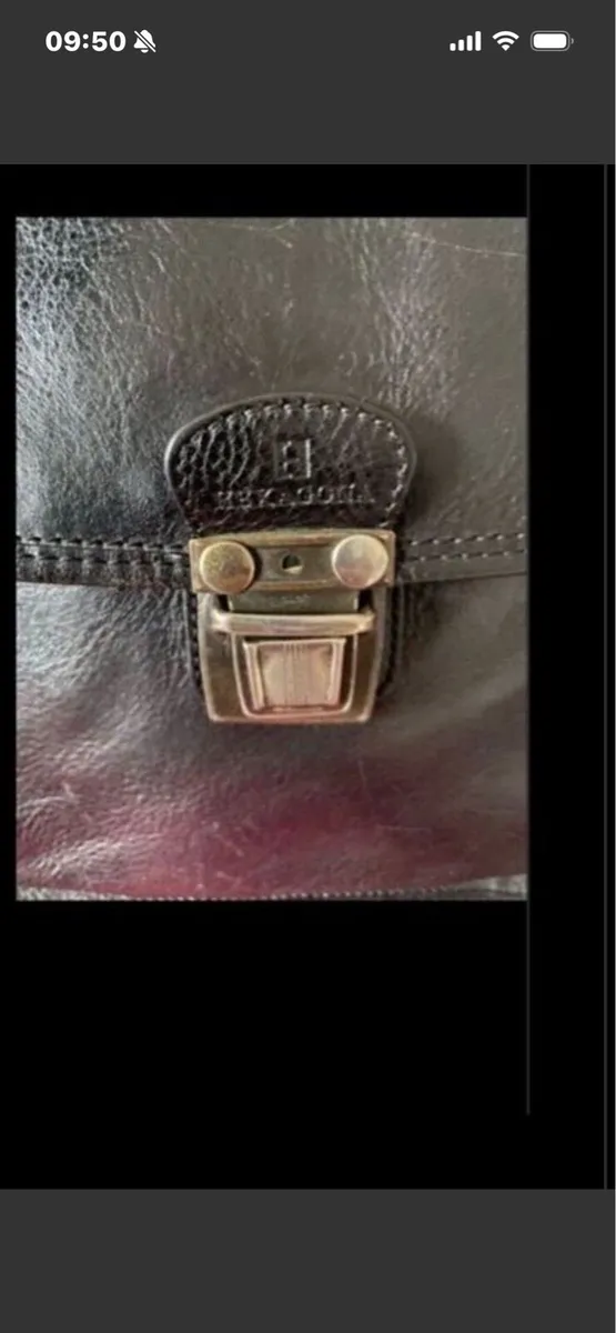 Hexagons Leather Shoulder Bag - Image 2