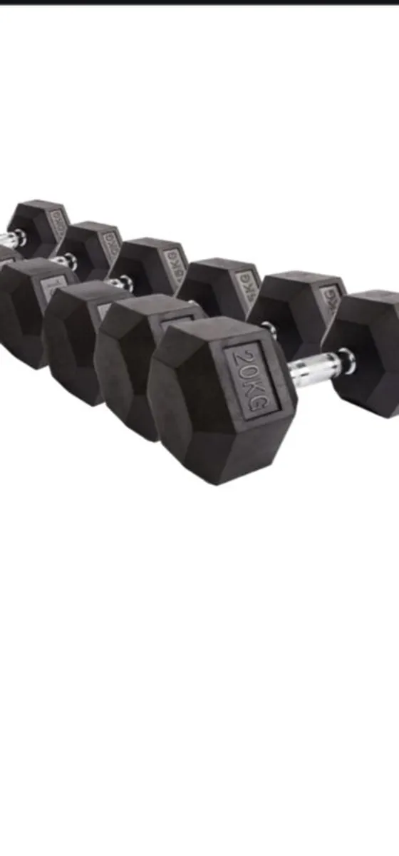 Brand New Hex Dumbells.