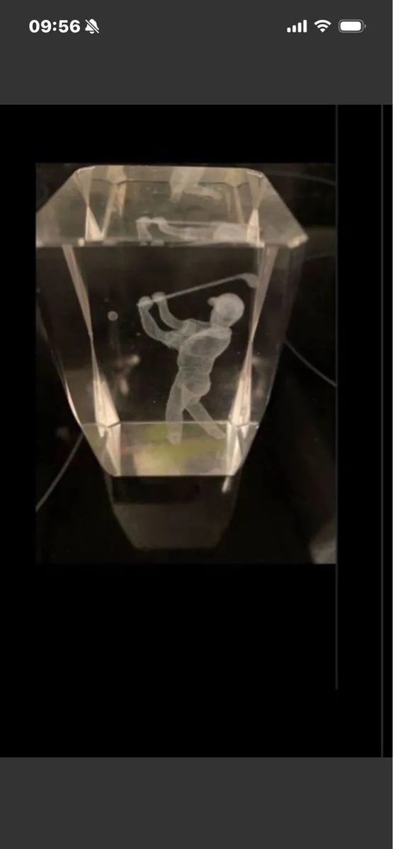 3D Laser Engraved Golf Display - Image 2
