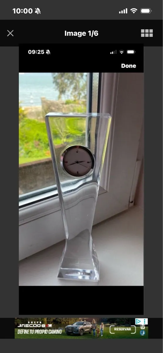 I rage John Rocha Waterford Crystal Clock - Image 1