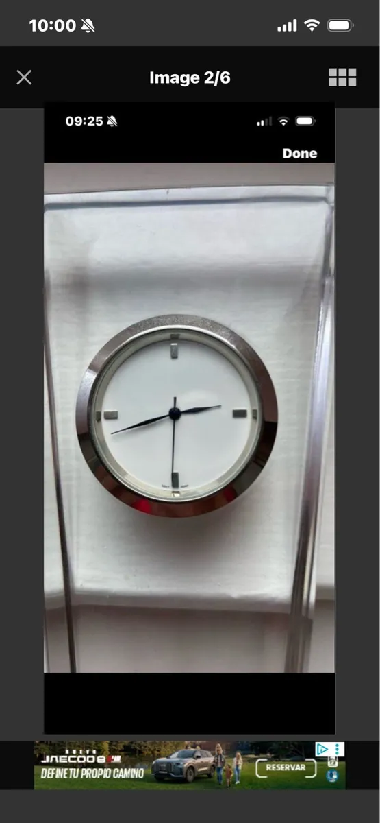I rage John Rocha Waterford Crystal Clock - Image 2