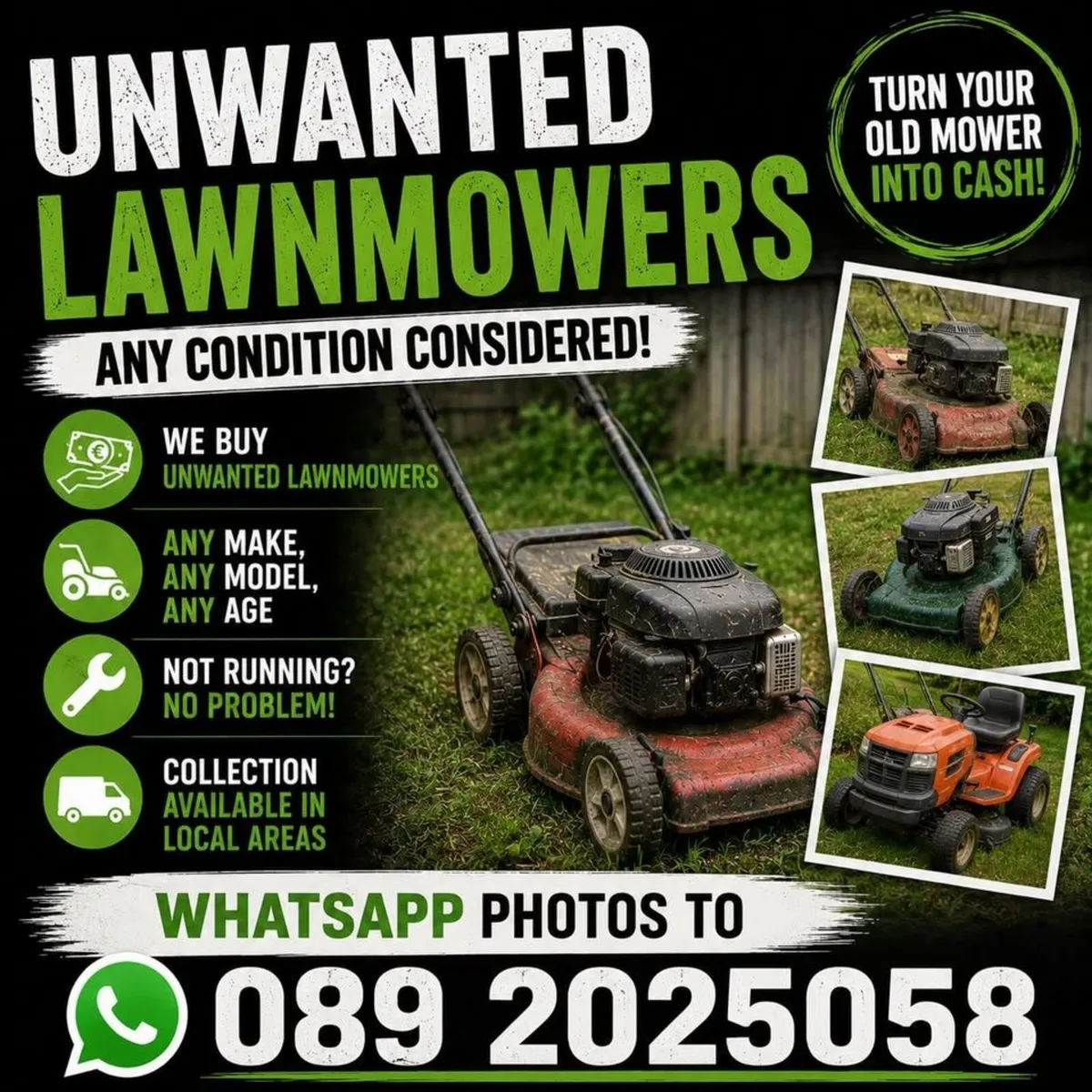 Lawn Mowers Wanted