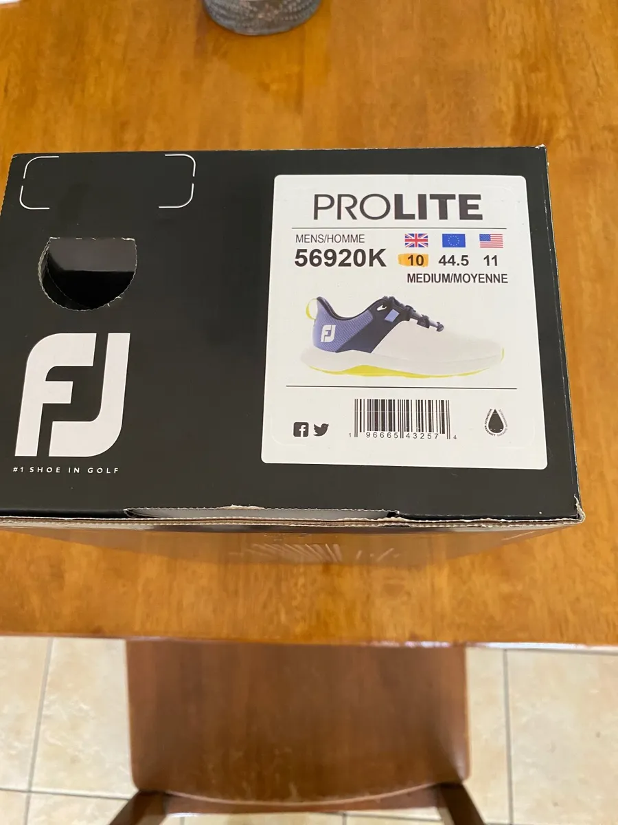 Foot Joy Mens NEW in box ProLite golf Shoes - Image 1