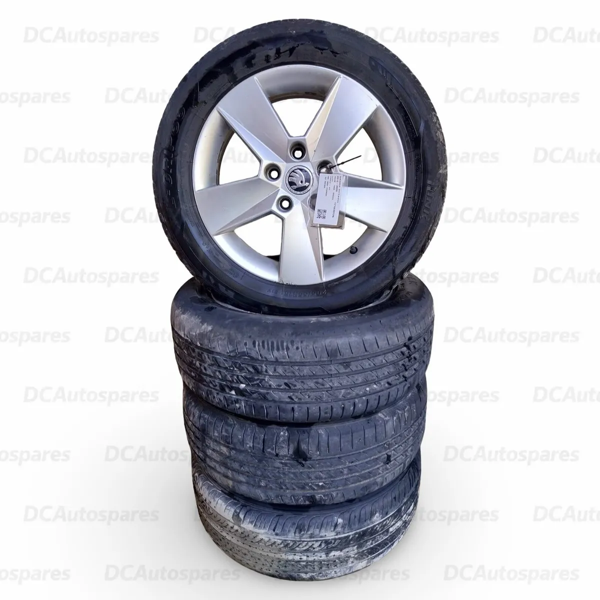 2017 Skoda Octavia 17" Alloy Wheels Set 205/55R16 - Image 1