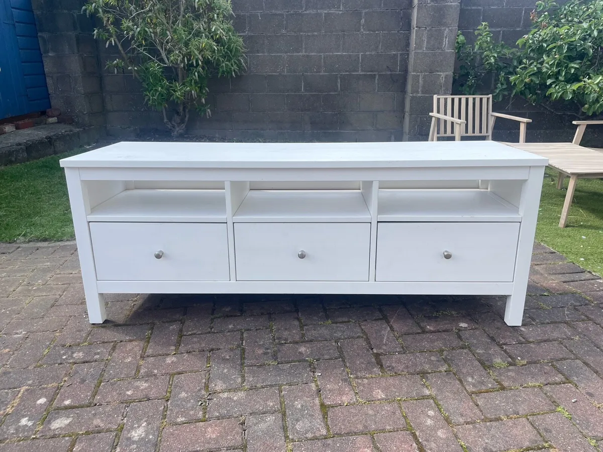 Ikea hemnes tv bench storage - Image 1