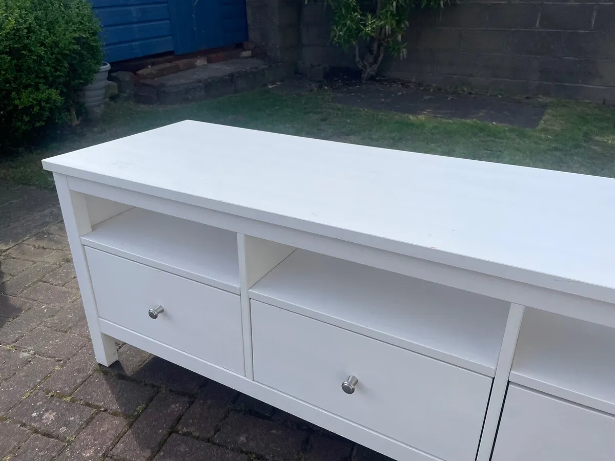 Ikea hemnes tv bench storage - Image 3
