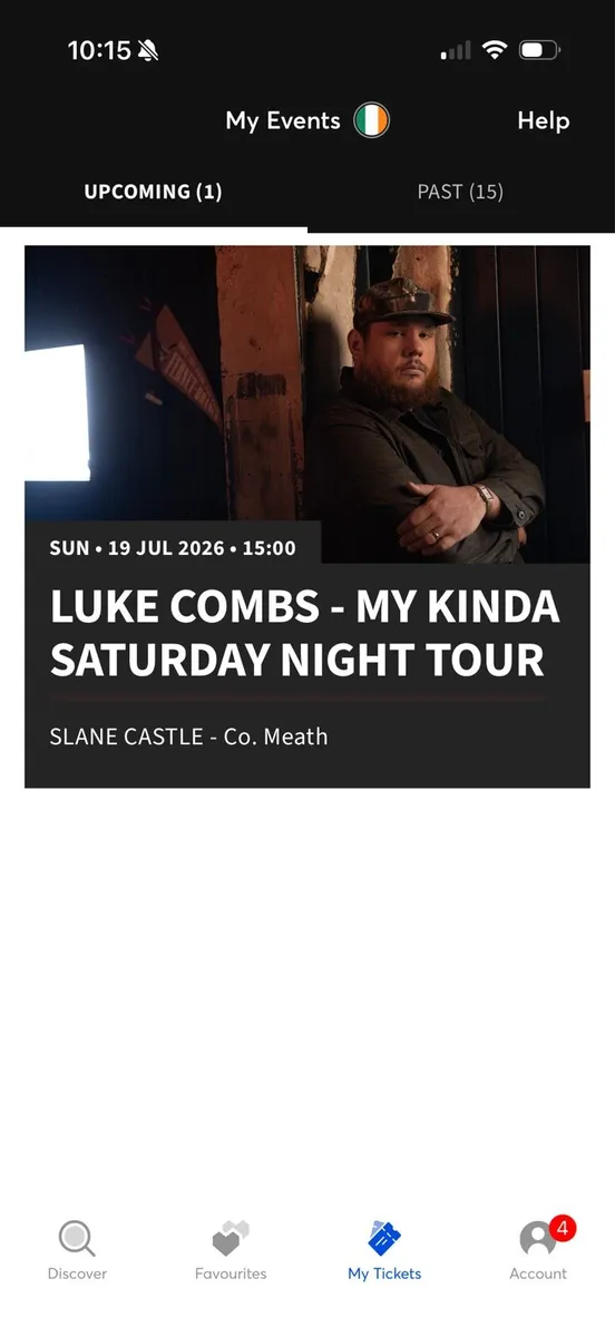 Luke Combs Sunday 19th July - SLANE