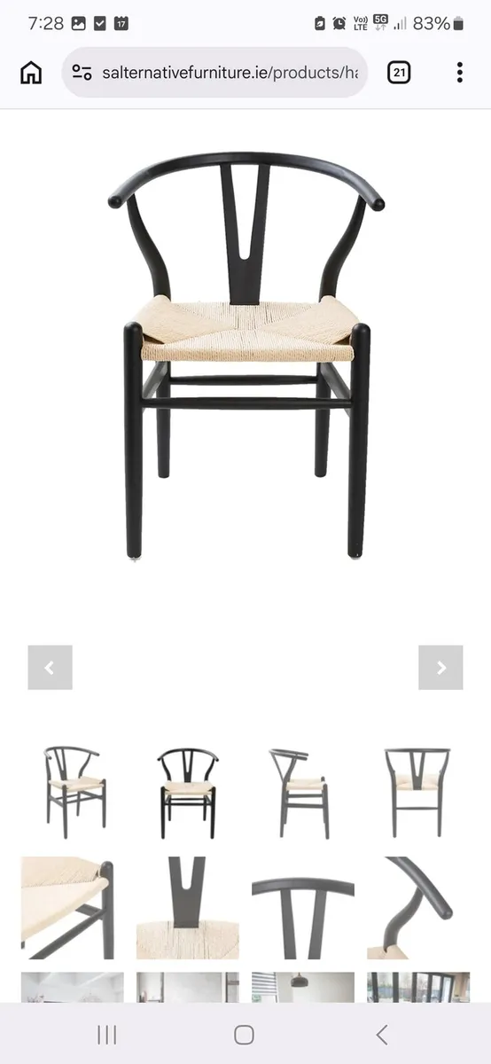 Six Wishbone Chairs - Image 2