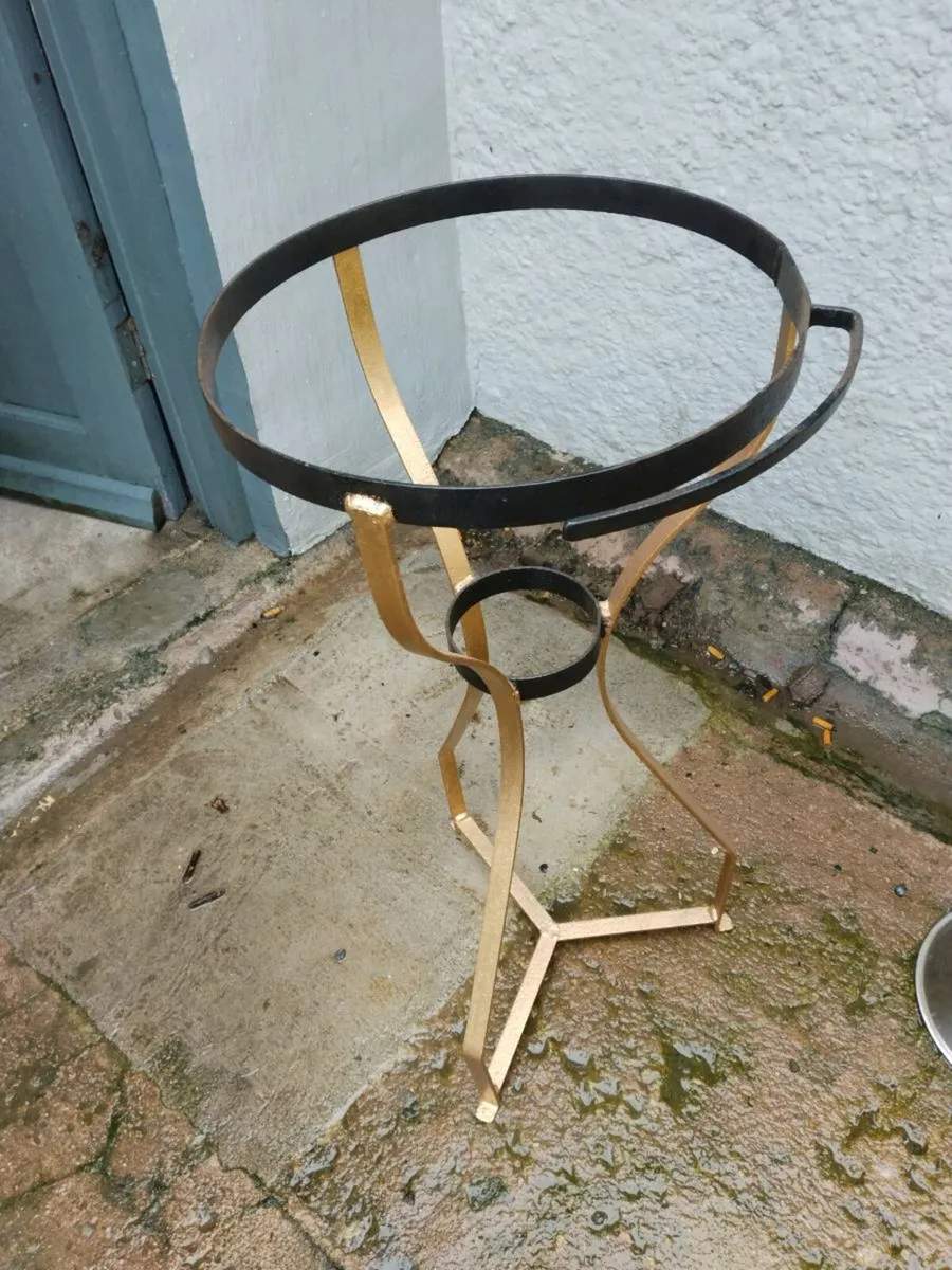Antique Edwardian metal wash stand