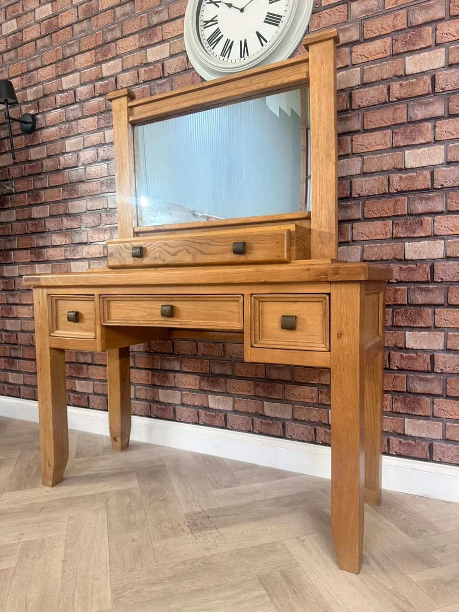 Danube solid oak vanity set - Image 3