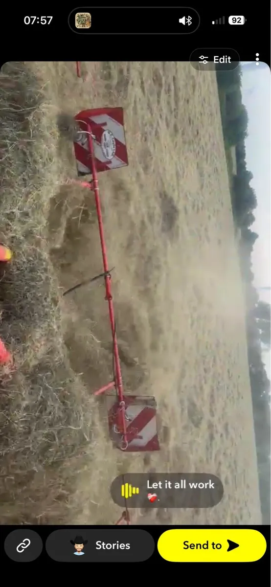 Square bales of hay