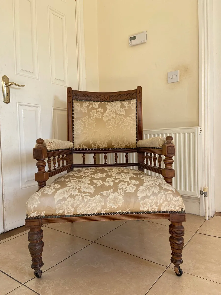 Victorian library chair - Image 1