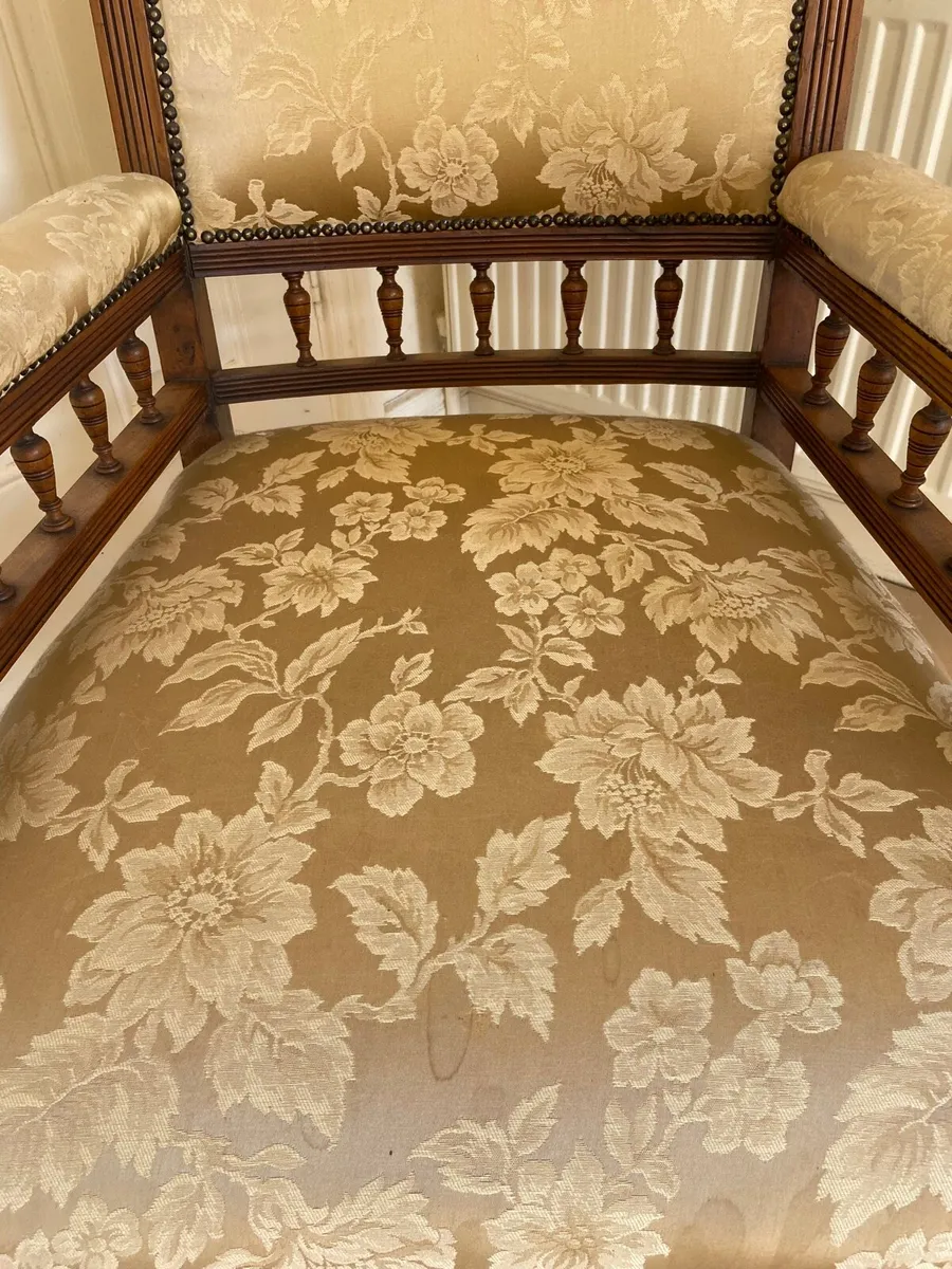 Victorian library chair - Image 3