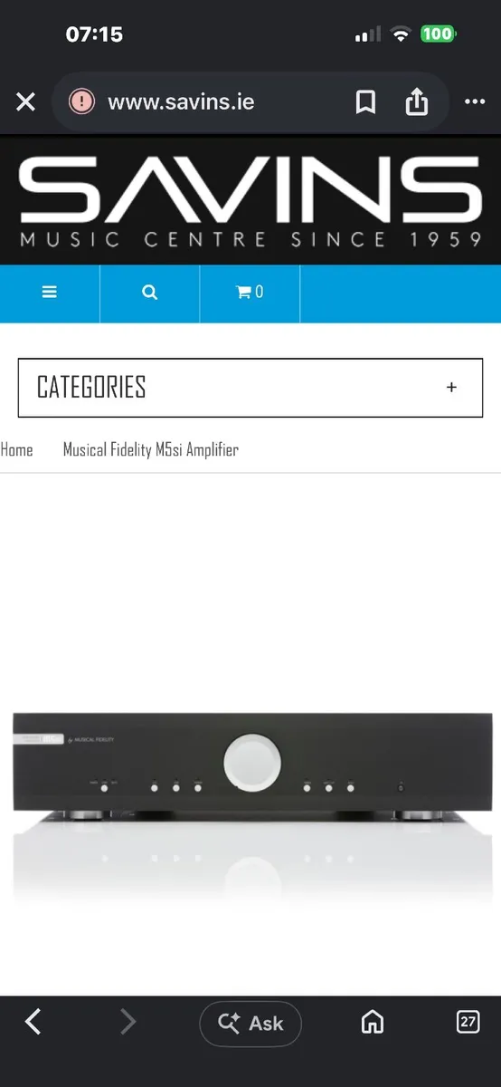 HiFi high end  integrated amplifier