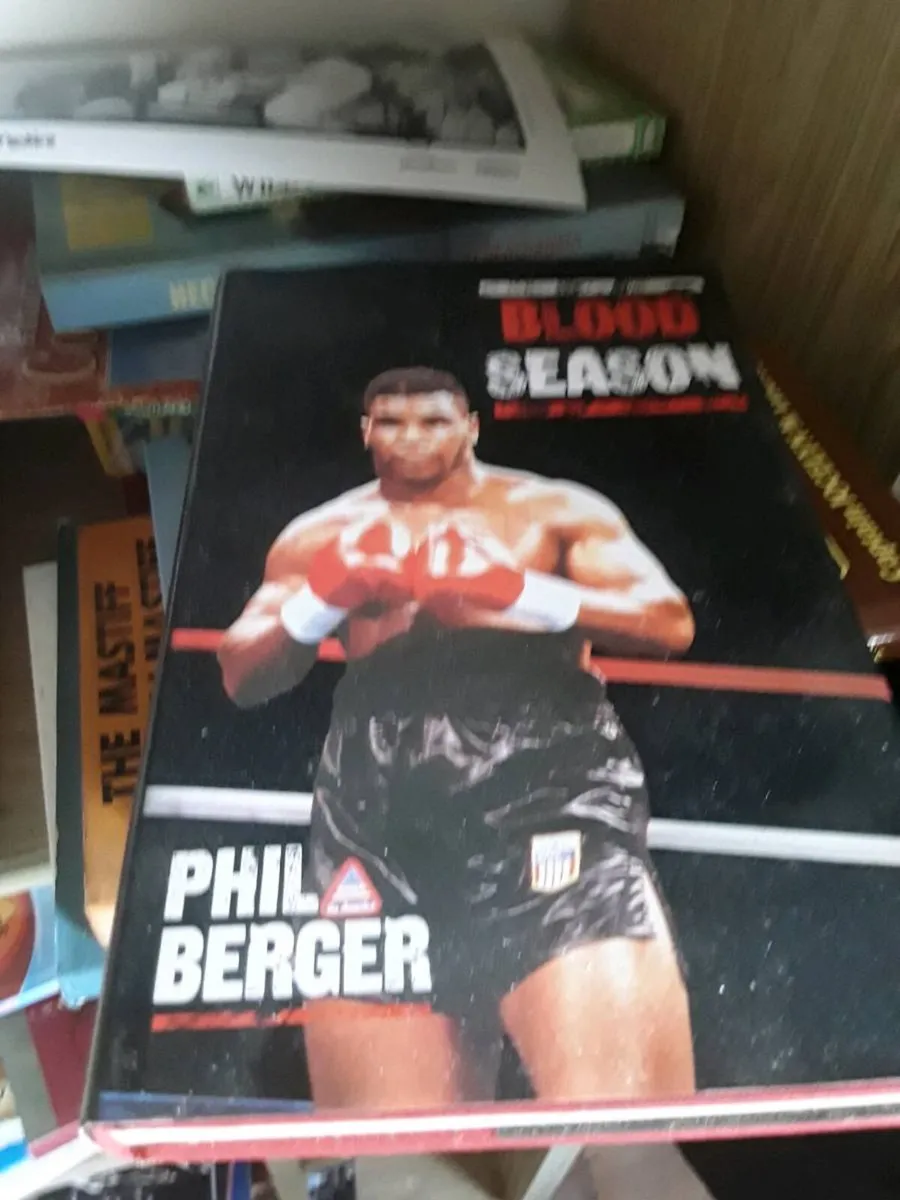 Ricky Hatton' poster also boxing books - Image 3
