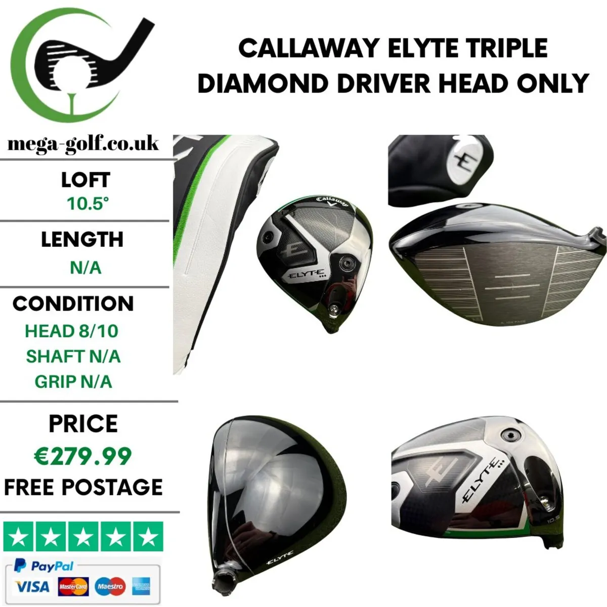 Callaway Elyte Triple Diamond Driver / 10.5° - Image 1