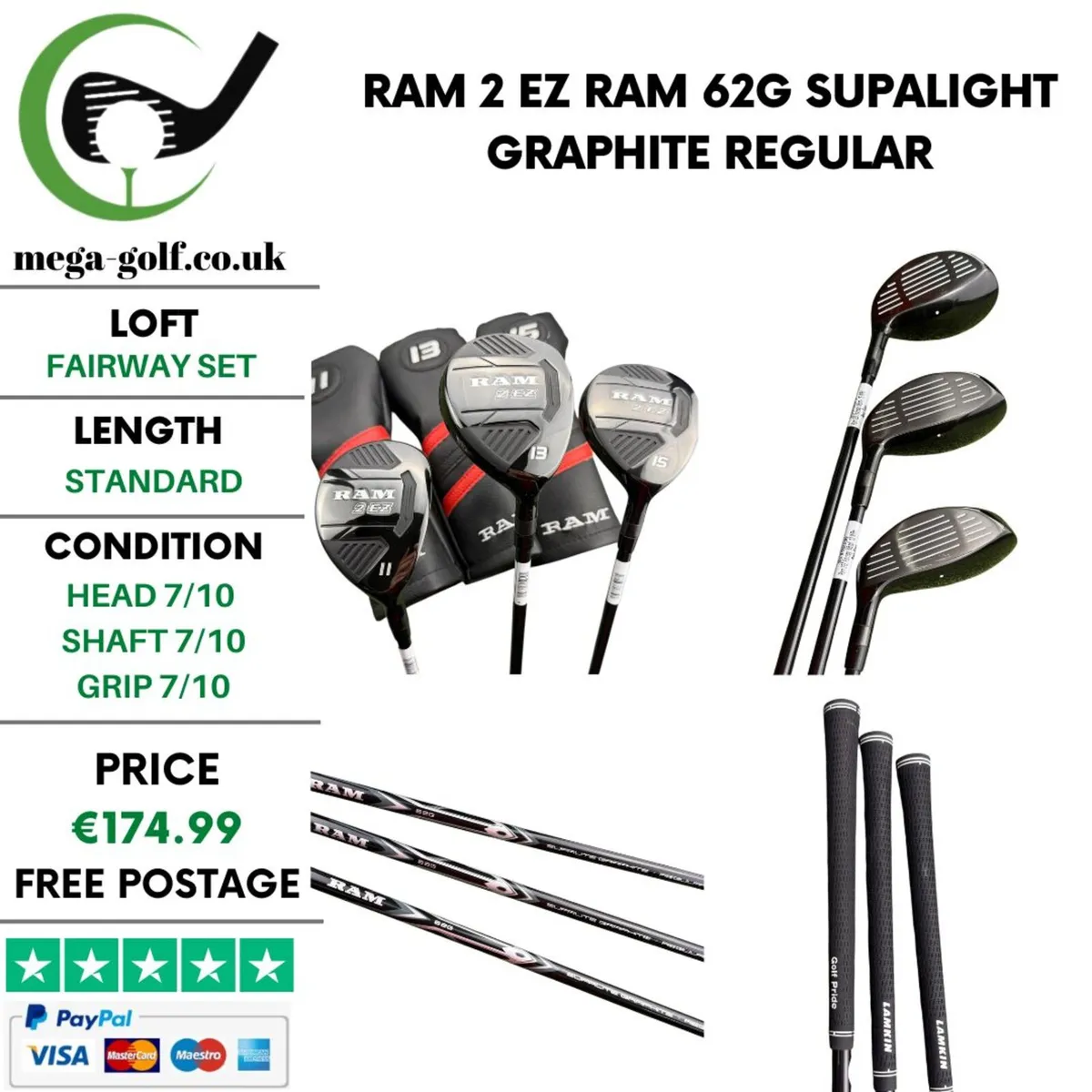 Ram 2 EZ Fairway Wood Set / Regular - Image 1